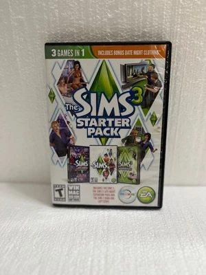 2013 Б/у Sims 3 стартовый пакет ПК CD-Rom полный - Изображение 1 из 3