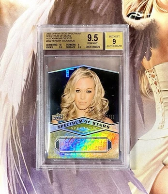 KENDRA WILKINSON 2009 UD SPECTRUM OF STARS AUTO DIE CUT SP/ 50 GEM MINT BGS 9.5 - Image 1 of 4