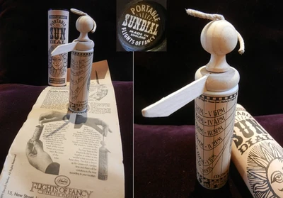 FLIGHTS OF FANCY 1999 - CADRAN SOLAIRE COLONNE DIT MONTRE DE BERGER AVEC ETUI - Photo 1/4