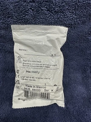 Square D 9001-KA1 Pushbutton Momentary 1NC/1NO 30 mm 10A@ 600V Contact Block - Image 1 of 2