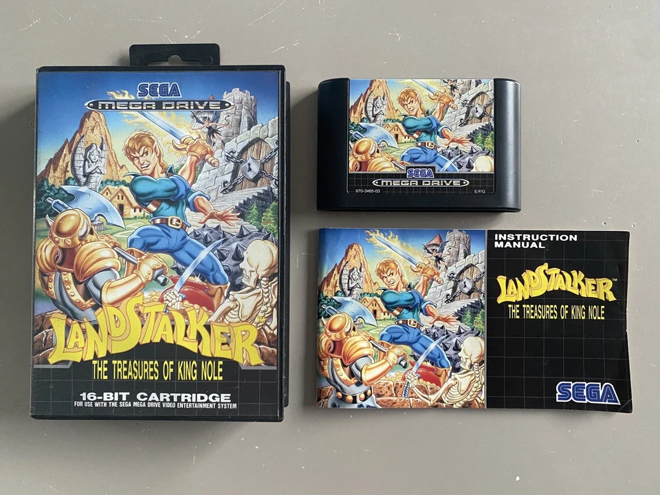 Landstalker The Treasures of King Nole, Sega Megadrive, PAL, Complete, *VGC* - Image 1 of 4
