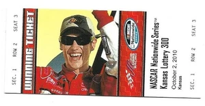 Boleto ganador del pase de prensa Joey Logano 2011 #WTT8 - Imagen 1 de 2
