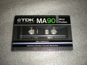 New Sealed TDK MA90 Metal Position Metal Alloy Blank Audio Cassette Tape - Picture 1 of 4