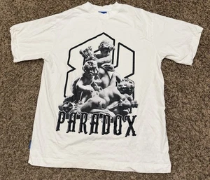 Seltenes Paradox weißes T-Shirt nicht in den USA veröffentlicht Herren Größe XL - Bild 1 von 6