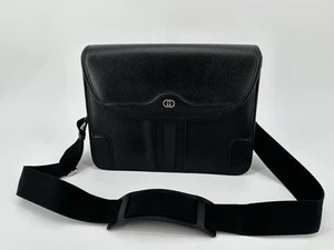NEU Luxury Original GUCCI Crossbody Messenger Herren Man`s Leder - 735113 - Picture 1 of 11