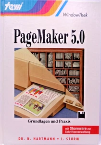 IBM PC -- PAGEMAKER 5.0 GRANDLAGEN UND PRAXIS (TEWI - BUCH + DISK) #1DE - Picture 1 of 7