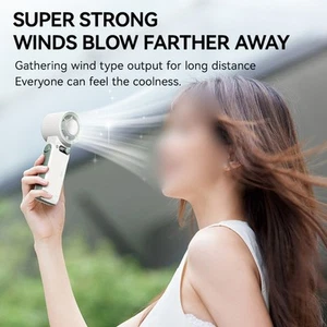 Handheld Fan with 199 Speed Options and 10000mAh Battery Your Summer Adventures - Photo 1/6