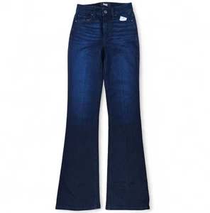 Paige High Rise Bootcut Jeans Size 24 Laurel Canyon Dark Wash Denim 32" Inseam - Picture 1 of 9