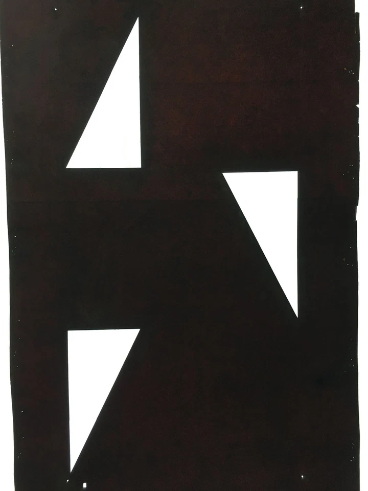 Antique Japanese Katagami Kimono Stencil Katazome Triangle Geometric C773 - Image 1 of 4