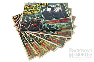 Lote de tarjetas de vestíbulo de colección (1954) "20.000 leguas bajo el mar" 16x12 (6), WDP (MX) - Imagen 1 de 14
