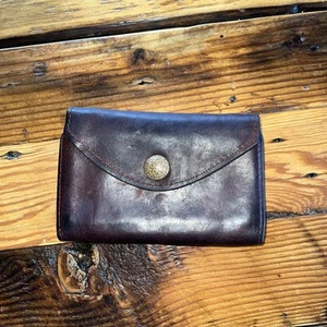 Cartera de cuero Hunter vintage de cuero Eureka - Imagen 1 de 11