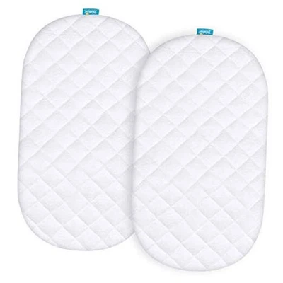 Waterproof Bassinet Mattress Pad Cover for SNOO Smart Sleeper Bassinet Oval - Image 1 of 4