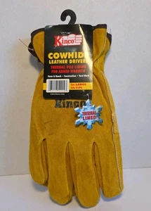 Guantes grandes Kinco 51PL forro térmico de piel de vaca - Imagen 1 de 4
