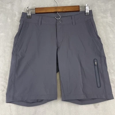 Pantalones Cortos de Senderismo REI Para Mujer Talla 0 Gris Nylon Elastizados Bolsillos Ligeros Foto 1 de 4