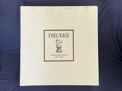 Drueke Chess Set Walnut Ultra Classic Game Set Large 18" Brand New in Box! Rare! - Image 1 of 4