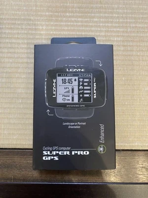 LEZYNE Super Pro GPS Cycle Computer Black Enhanced GPS Landscape Portrait - Image 1 of 4