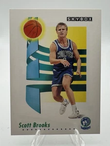 SkyBox Scott Brooks #167 Minnesota Timberwolves 1991 - Imagen 1 de 2