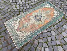 Area rug, Turkish rug, Vintage rug, Handmade rug, Wool rug Carpet | 2,5 x 5,4 ft