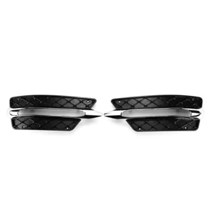 2X cubierta de rejilla con luz antiniebla para Benz Clase C C 250/300/350/C63 AMG 2012-2015 - Imagen 1 de 11