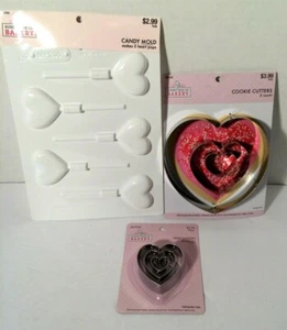 NEU herzförmiges Metall Keksausstecher Set 6-teiliges Set, Süßigkeitenform Valentinstag - Bild 1 von 4