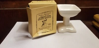 Vintage Shackman Early Americana Dollhouse Miniature Wash Basin Sink 3619 In Box - Image 1 of 2