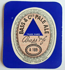 Bass  Ratcliff & Gretton Ltd -  Bass & Co's  Pale Ale - A189 - 1 x Label 1960's