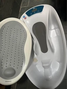 Aqua Scale V3 Next Generation Digital Baby Bath, White With Bath Support - Picture 1 of 1