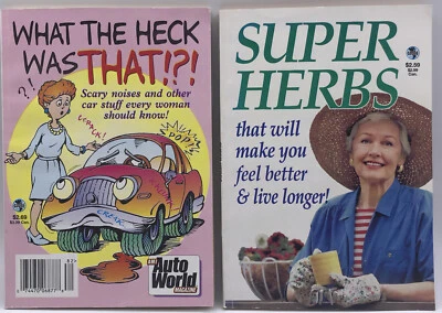 (2) GLOBE DIGEST 2001 Series 1: Car Stuff Every Woman Should Know! & Super Herbs - Image 1 of 4
