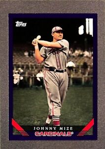 2019 Topps Archives Baseball #249 Johnny Mize Purple Border /175
