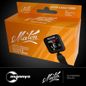 Maton USB Rechargeable Clip-On Guitar & Bass Tuner - Picture 1 of 2
