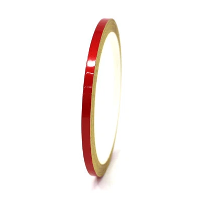 10m Zierstreifen 5mm Reflektierend Rot Motorrad Dekorstreifen Seitenstreifen - Bild 1 von 4