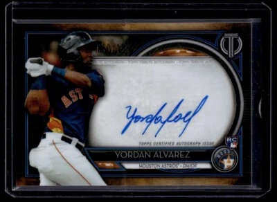 2020 Topps Tribute Autographs Yordan Alvarez RC /150 Houston Astros #TA-YA - Image 1 of 2