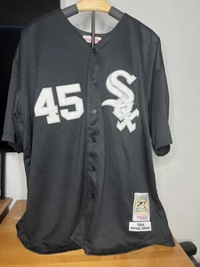 MLB Chicago White Sox Michael Jordan #45, Mitchell & Ness, Black Jersey Size L - Picture 1 of 6
