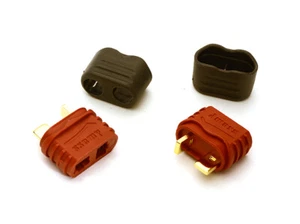 Precision-Crafted T-Style Type Plug Sheathed Connector Set (2) Female - Picture 1 of 1