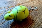 Vintage - Lime Green Turtle Keychain - Perfect for Collector of Turtles - Lights
