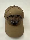 New The Corps USS Mount Whitney LCC 20 Beige Baseball Cap Hat One Size