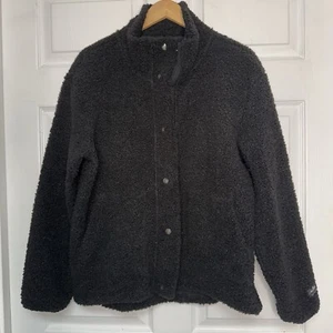 Avalanche Womens Medium Outdoor Zip/Button Black Coat NWT Normcore Athelesiure - Picture 1 of 17