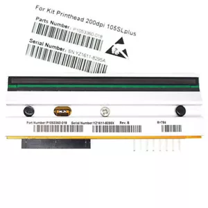 Druckkopf für Zebra 105SL Plus Thermodrucker 203dpi P/N P1053360-018 - Bild 1 von 4