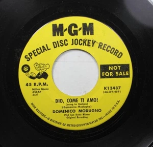 Hear! Pop 60S Promo 45 Domenico Modugno - Dio Come Ti Amo! / Oh How Much I Love - Picture 1 of 2