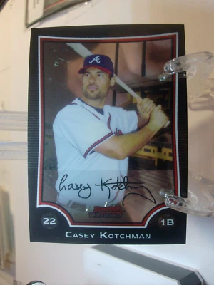 2009 Bowman Chrome Baseball  #64 - Casey Kotchman - Atlanta Braves  (97732) - Image 1 of 2