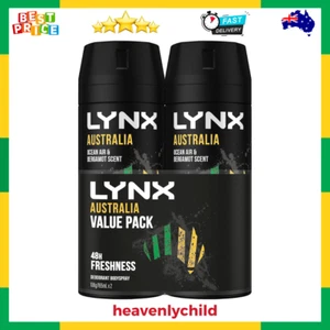 Australia Aerosol Deodorant Aerosol Body Spray for Men 165 ML 2 Pack AUS NEW - Picture 1 of 9