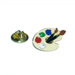 Insignia de prendedor de solapa de paleta de artistas - Imagen 1 de 1