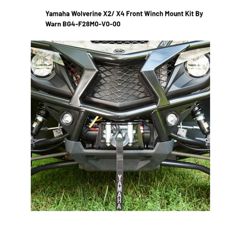 Kit de montaje de cabrestante delantero Yamaha OEM Wolverine X2/X4 BG4-F28M0-V0-00 Foto 1 de 1