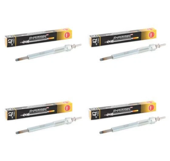 4x NGK D-POWER Glow Plugs Fits 2009-2015 Vauxhall Astra J 1.7 CDTI - Image 1 of 1