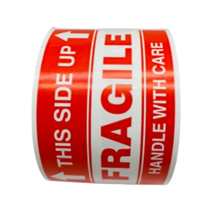 3"x5" Fragile This Side Up Labels Adhesive Arrow USA Shipping Stickers 1000 PCS - Picture 1 of 4