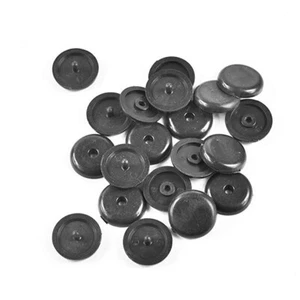 50x Schwarz Clip Sicherheitsgurt Stopper Schnalle Knopfverschluss Sicherheit - Picture 1 of 8