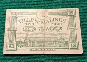 BILLET BELGIQUE D'URGENCE - 20 Centimes - HEIST TB - Imagen 1 de 2