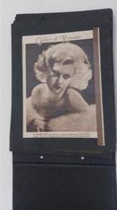 VINTAGE JEAN HARLOW 1930'S SCRAPBOOK GREAT IMAGES 40 PAGES 12 X 10 40 LOOSE PGS - Foto 1 di 7