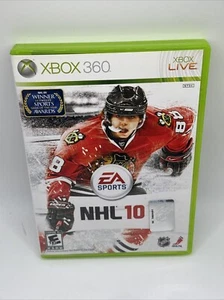 NHL 10 Xbox 360 2009 Microsoft Xbox Live EA Sports Hockey - CIB COMPLETE - Picture 1 of 3