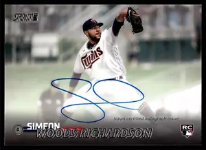 2023 Topps Stadium Club SIMEON WOODS RICHARDSON AUTOMÁTICO SCBA-SWR TWINS RADIOCONTROL - Imagen 1 de 2